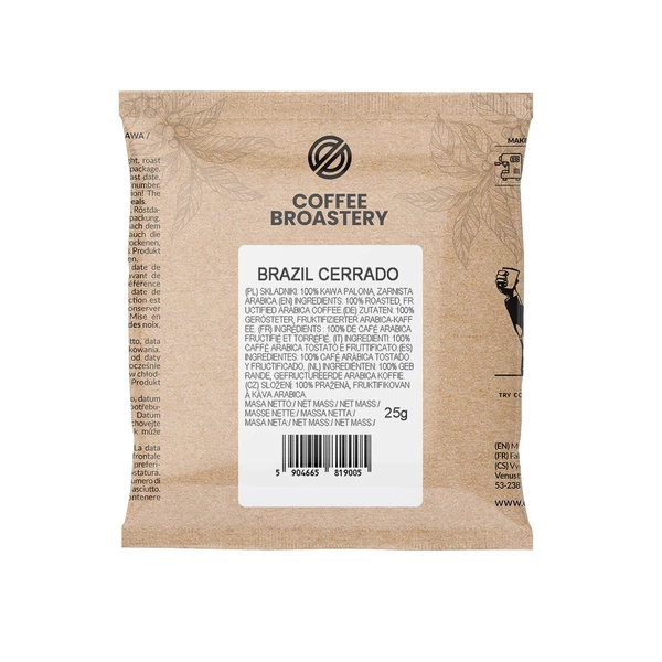 Coffee Broastery - Zrnková káva Brazil Cerrado Premium 25 g