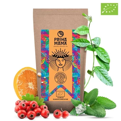 Guayusa Pachamama Citrus – organická certifikovaná guayusa – 250g