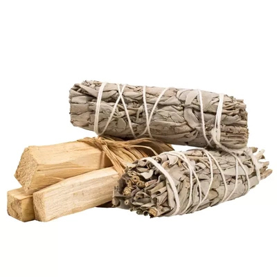 2x čisticí sada Bílá šalvěj + Palo Santo