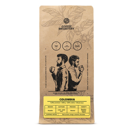 Coffee Broastery - Zrnková káva Colombia Medellin Premium 1 kg