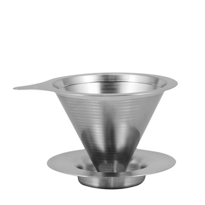 Kovový spařovač na kávu – Dripper Hario V60-01