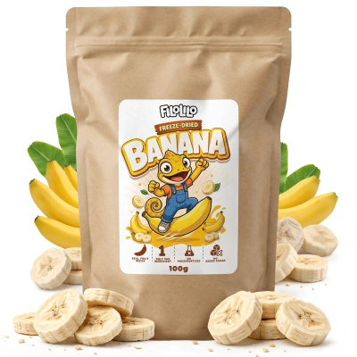 FiloLilo – Lyofilizované banány (plátky) 100 g