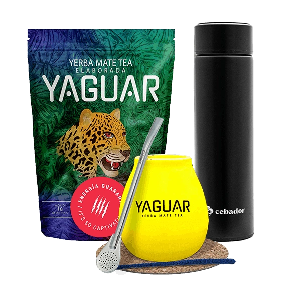 Sada Yerba Mate Yaguar Energia 500g 0,5kg Termoska