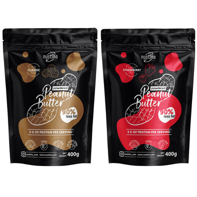 Nustino - arašídové máslo v prášku 2x400g