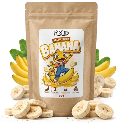 FiloLilo – Lyofilizované banány (plátky) 20 g