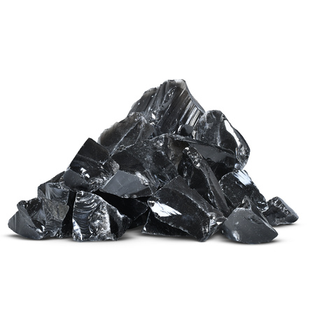 Obsidián (neopracovaný kámen) 1 ks.