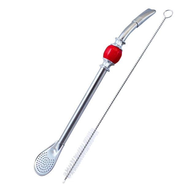 Bombilla Grande s červeným kamenem