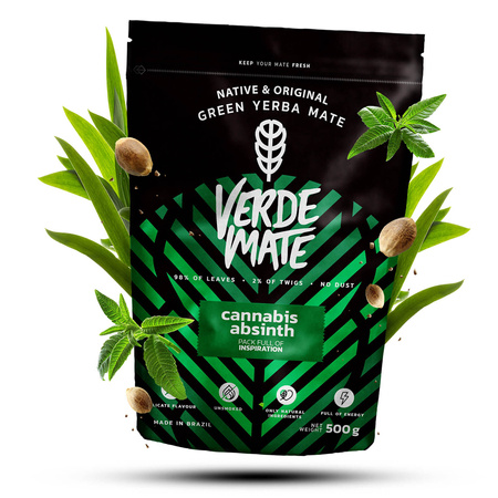 Dárková sada Yerba Verde Mate Cannabis 0,5kg 