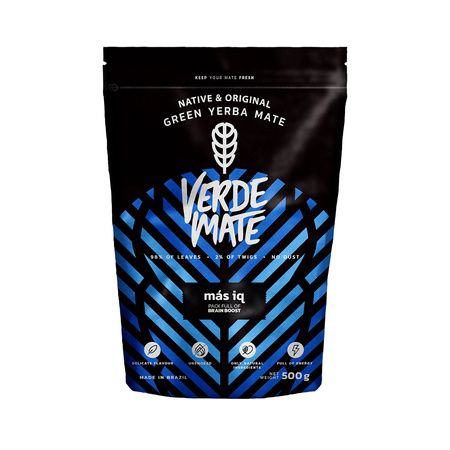 Sada Yerba Maté Verde Mate Mas IQ 500g 0,5kg Yerbomos + TermoMate + Bombilla