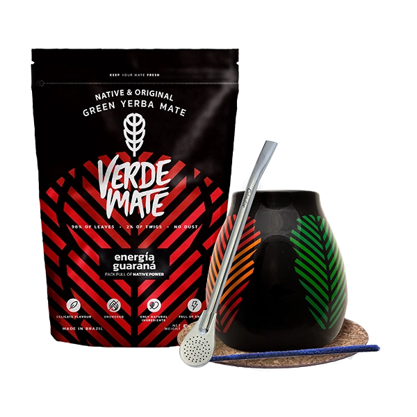 Sada pro začátečníky Bombilla Maté + Yerba Mate Verde