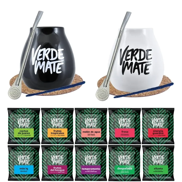 Set pro pár Yerba Mate Matero Bombilla 10x50g