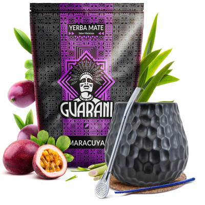 Yerba Mate sada pro začátečníky Guarani Maracuya 500g