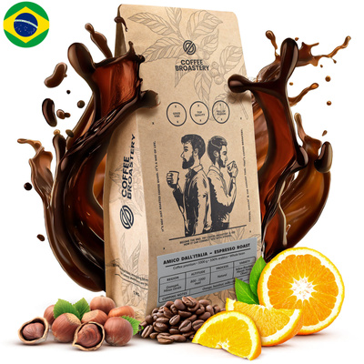 Coffee Broastery - Zrnková káva Amico dall'Italia Espresso Roast 1 kg