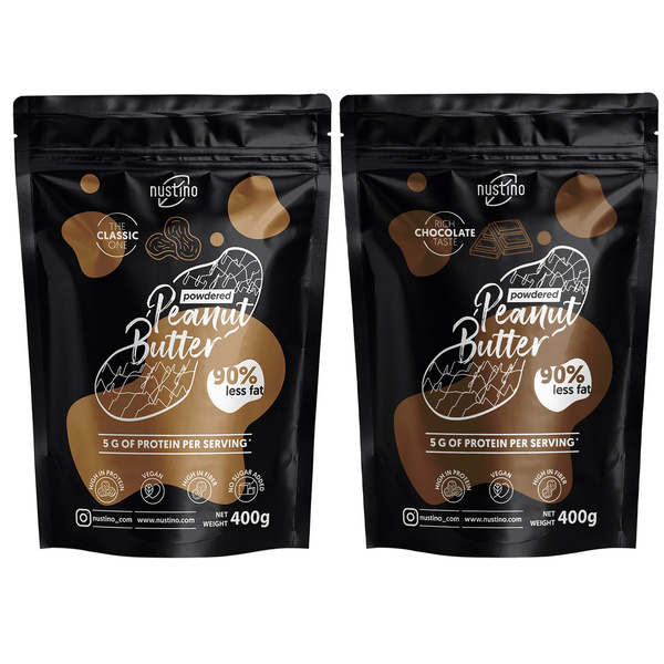 Nustino - arašídové máslo v prášku 2x400g