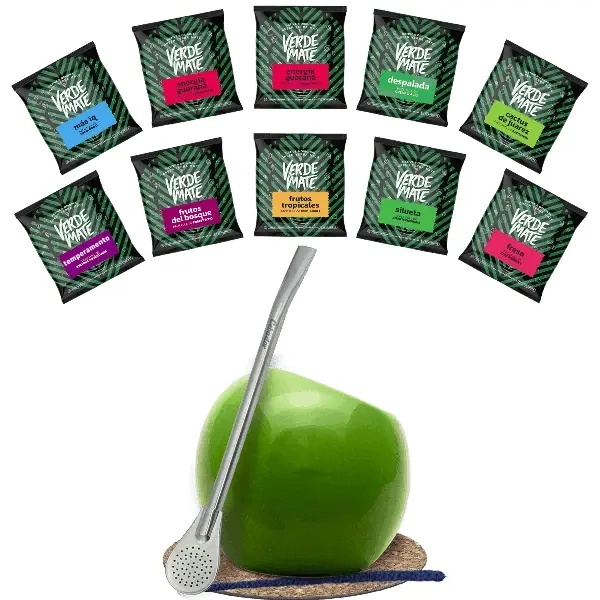 Sada Yerba Mate Green 500g Tykev Bombilla 10x50g