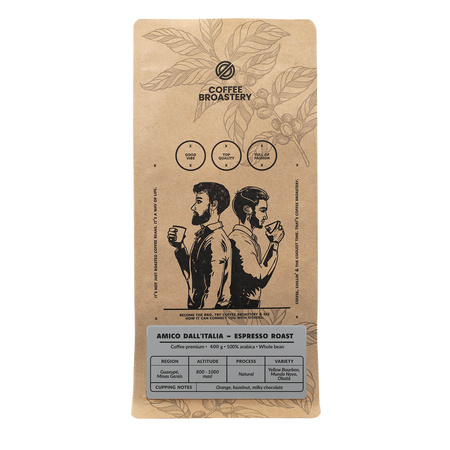 Coffee Broastery - Zrnková káva Amico dall'Italia Espresso Roast 400 g