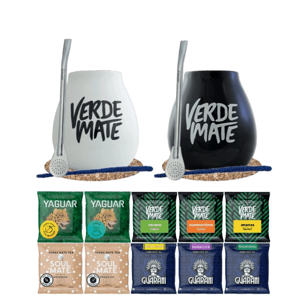 Sada Yerba Maté 10x50g 2x Kalabása + 2x Bombilla